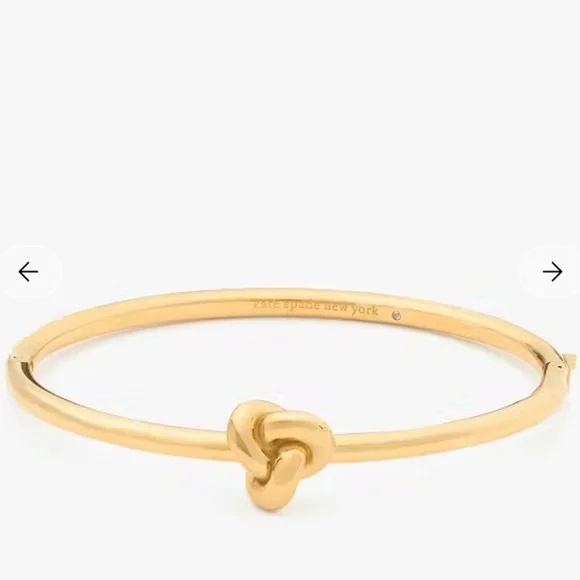 kate spade Double  knot hinged bangle - Picture 2 of 6